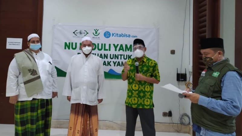 LAZISNU Serahkan Bantuan untuk Anak-anak Korban Perang Yaman