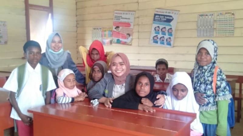 IPPNU Turut Lakukan Pendampingan Psikososial Siswa Sorong, Papua Barat