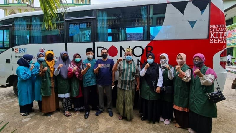 Gandeng PMI, Pesantren Darul A’mal Metro Gelar Donor Darah