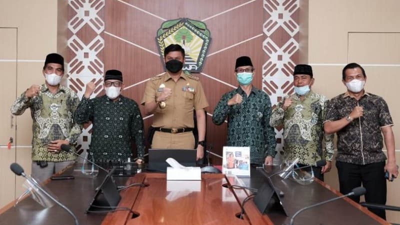 Bupati Gowa Janji Bantu Pembangunan Kantor NU hingga Selesai