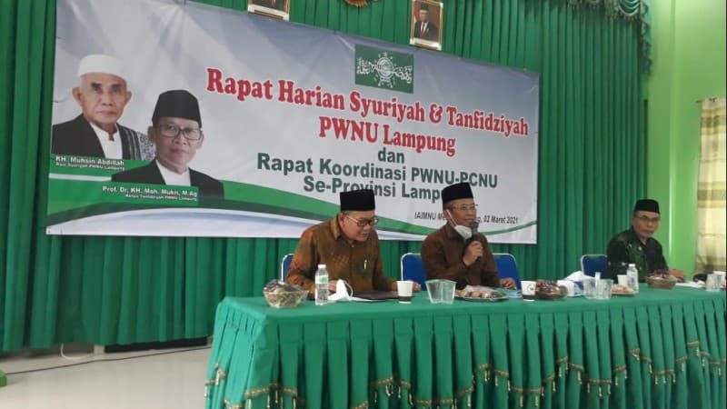Ketua PWNU Lampung Ajak Pengurus NU Maksimalkan Dakwah Digital