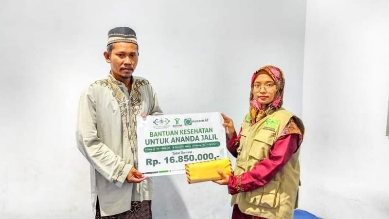 Balita Ginjal Bocor Meninggal Dunia, LAZISNU Jombang Salurkan Bantuan Tahap Ketiga