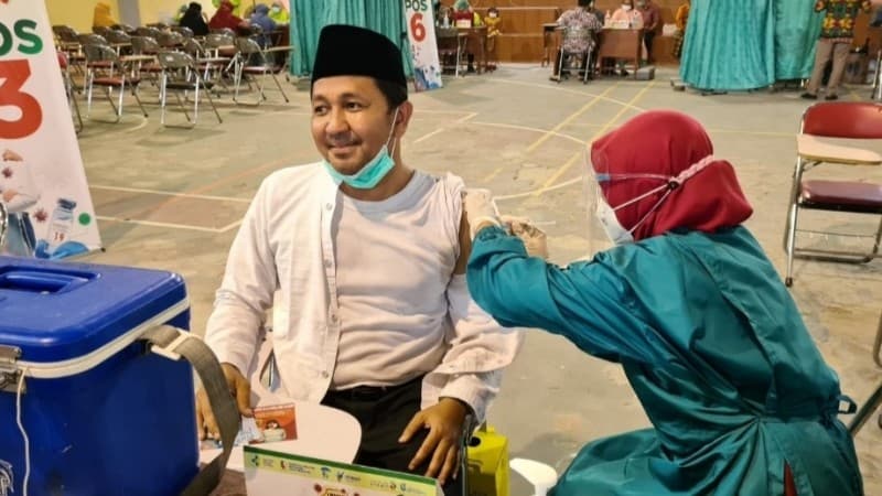 Pengurus NU di Bojonegoro Ikuti Vaksinasi Covid-19