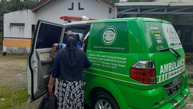 Mobil Kemanusiaan LAZISNU Cilacap Aktif Layani Masyarakat