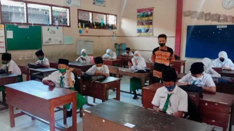 Ujian Akhir Ma'arif NU di Jombang Terapkan Prokes Ketat