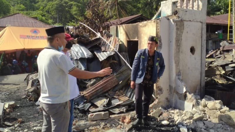 Peduli Musibah Kebakaran, IPNU-IPPNU Pesisir Barat Galang Dana