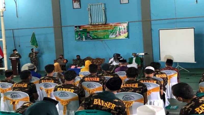 Pemuda Ansor Hulu Sungai Selatan Kalsel Gelar Diklatsar Banser