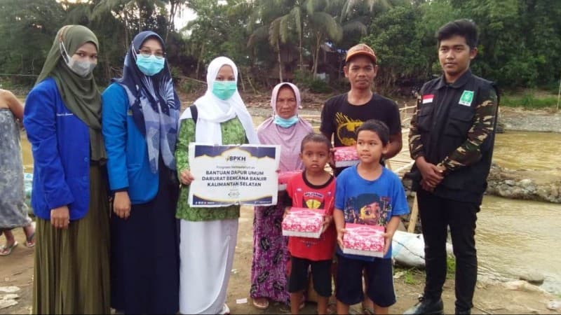 LPBINU Hulu Sungai Tengah Kembali Salurkan Bantuan untuk Korban Banjir