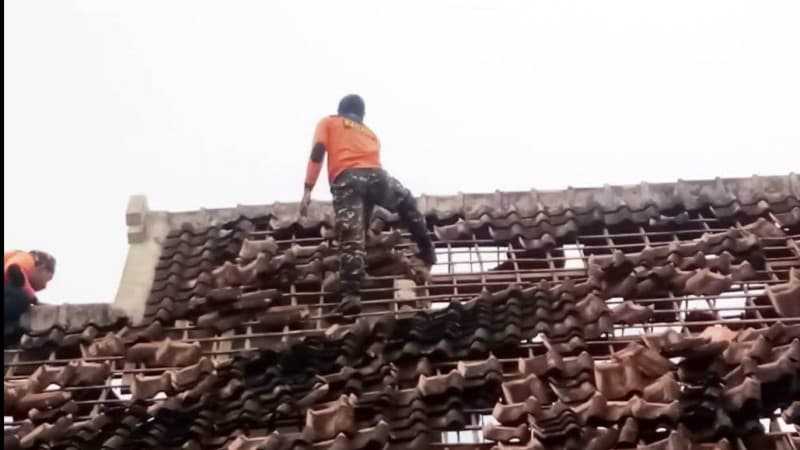 Gempa Guncang Pronojiwo Lumajang,  Banser  Turun Tangan