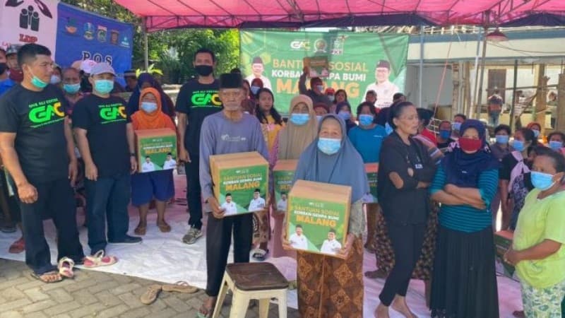 Anggota Komisi IX DPR Salurkan 1.000 Paket Sembako untuk Korban Gempa Malang