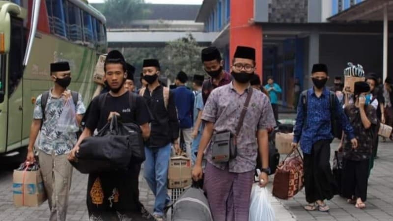 Para Santri di Jawa Timur Diizinkan Mudik Lebaran