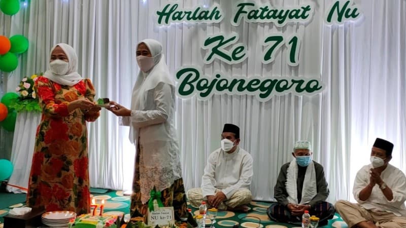 Meski Sederhana, Harlah Ke-71 Fatayat NU Bojonegoro Tetap Semarak