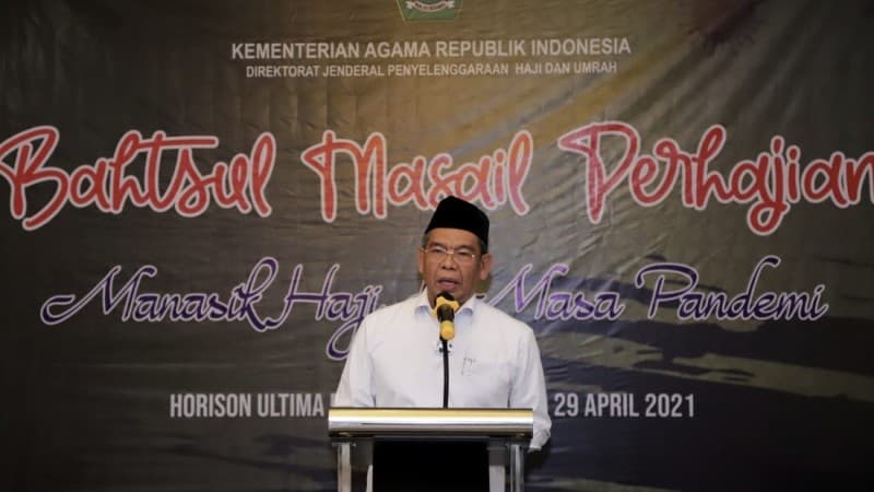 Hadirkan Sejumlah Ahli, Kemenag Gelar Bahtsul Masail Haji di Masa Pendemi
