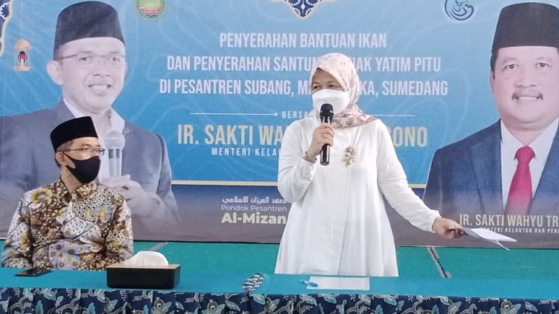 Terima Kunjungan BKIPM KKP, Kiai Maman Dukung Gerakan Santri Makan Ikan