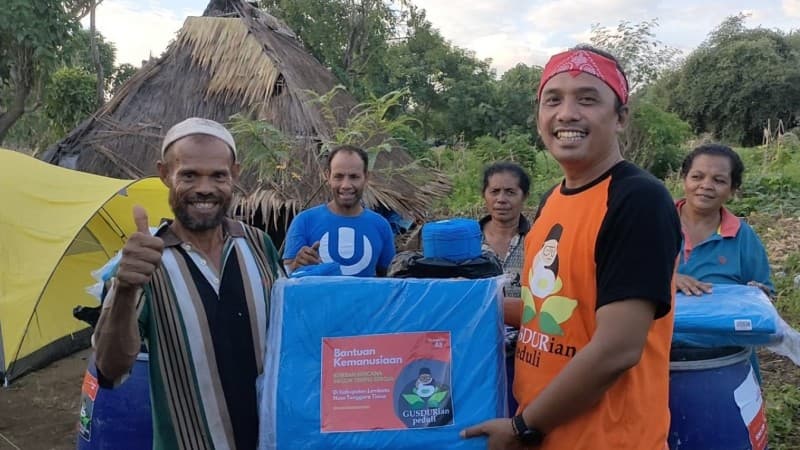Gusdurian Peduli Bantu Korban Siklon Tropis Seroja di Lembata NTT