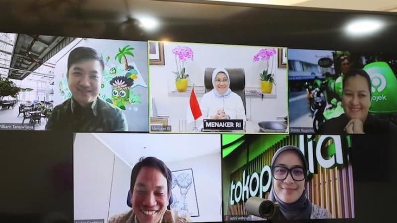 Kemnaker Ajak Gojek Tingkatkan Kerja Sama Perluasan Kesempatan Kerja