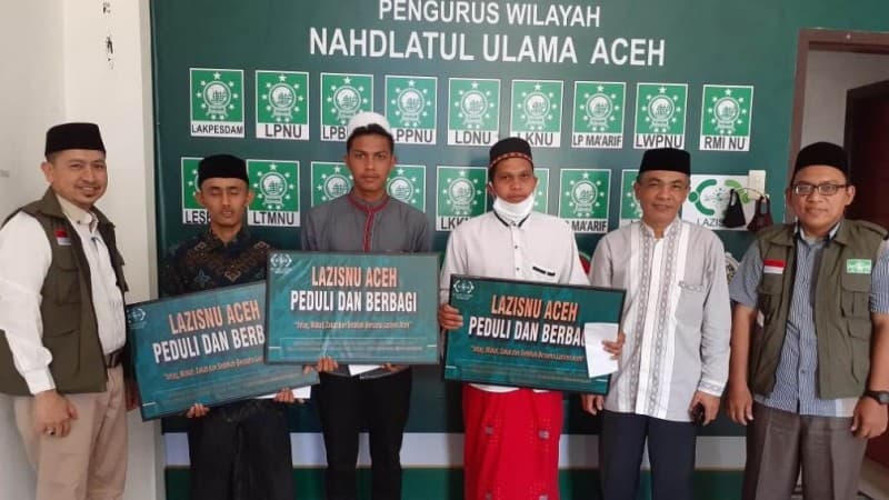 LAZISNU Aceh Salurkan ZIS ke Mustahik