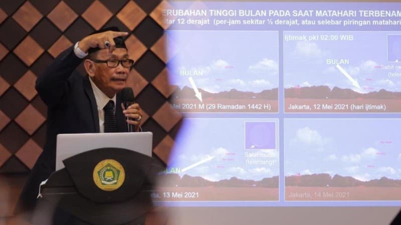 Kemenag Ungkapkan Tidak Ada Referensi Hilal Awal Syawal 1442 H pada Selasa