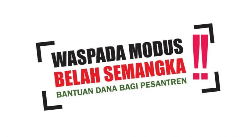 Menguak Modus ‘Belah Semangka’ Bantuan untuk Pesantren