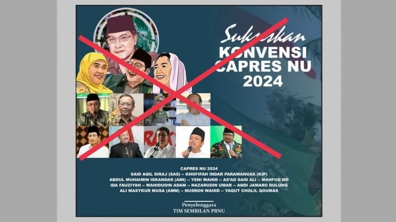 Poster dan Poling Konvensi Capres NU 2024, PBNU: Itu Hoaks
