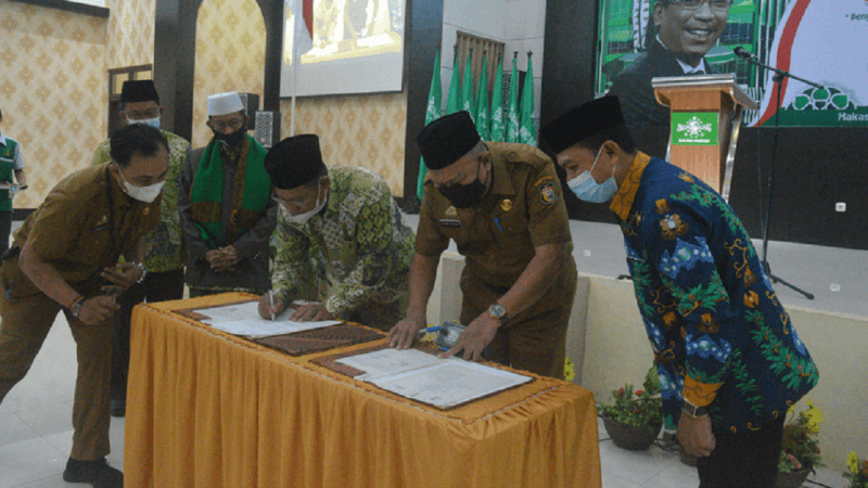NU dan Pemkot Makassar Teken MoU Penguatan Iman