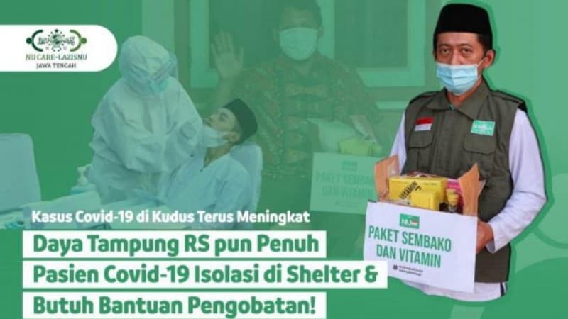 LAZISNU Jateng Galang Dana Bantu Pasien Covid-19 di Kudus