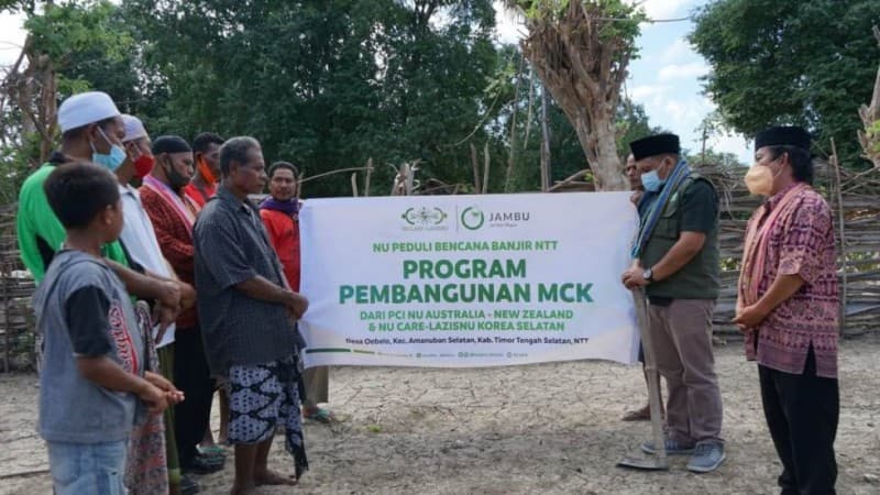 Bantuan MCK LAZISNU di NTT juga Sentuh Non-Muslim
