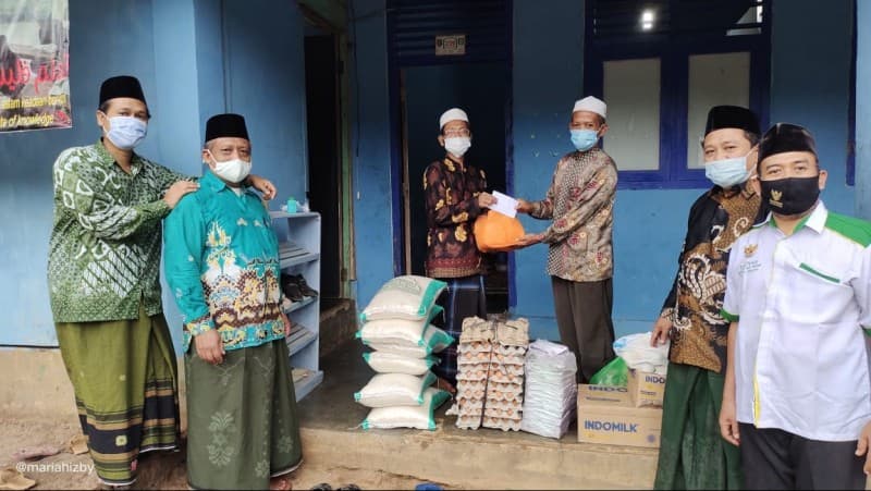 Pesantren di Pringsewu Kompak Hadapi Covid-19 dengan Gotong-royong