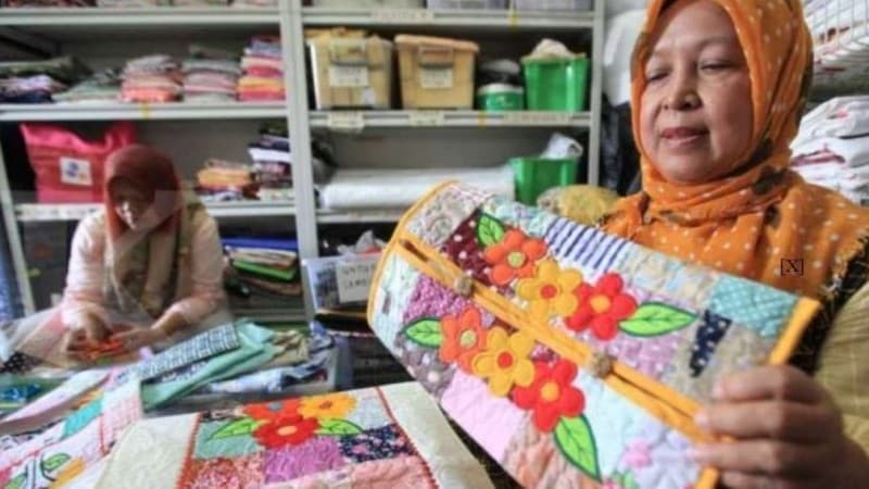 Kerajinan Kain Perca dan Blacu Binaan Pertamina Siap Masuki Pasar Ekspor
