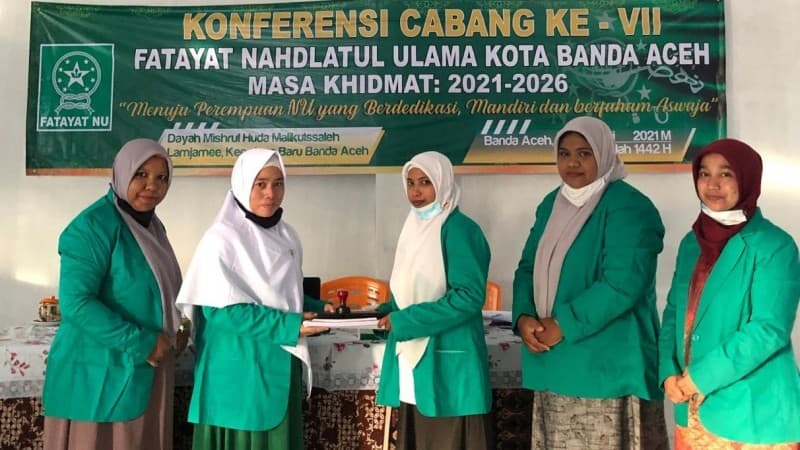 Konfercab Ke-VII, Fatayat NU Banda Aceh Perlu Perkuat Kaderisasi