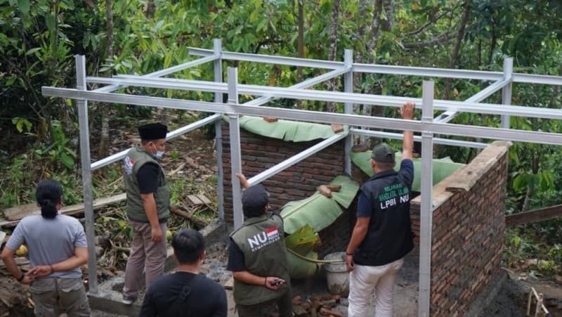 Bangun Hunian Tetap, LAZISNU Realisasikan Program Pemulihan Pascagempa Sulbar