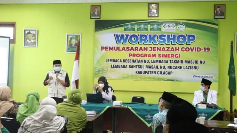 NU Cilacap Bekali Nahdliyin Penanganan Jenazah Covid-19
