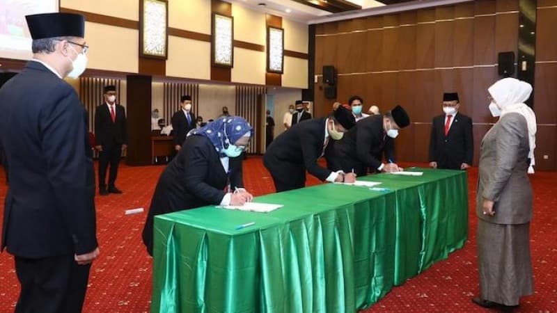 Lantik 18 Eselon II Kemnaker, Ida Fauziyah: Ujung Tombak Kebijakan Kementerian