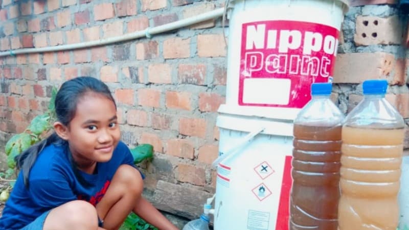 Banser Way Kanan Lampung Sulap Limbah Organik Jadi Pupuk