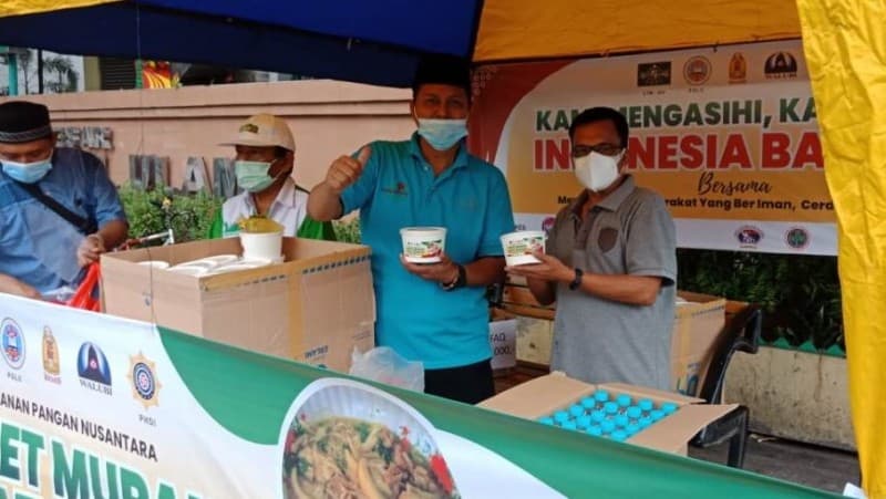 Bantu Warga Terdampak PPKM, LTM PBNU Buka Warung Kerukunan