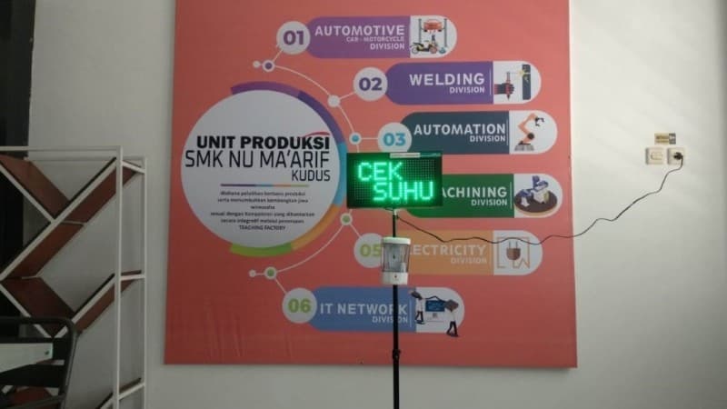 Ciptakan Alat Pengukur Suhu, SMK NU Ma’arif Kudus Terima Banyak Pesanan