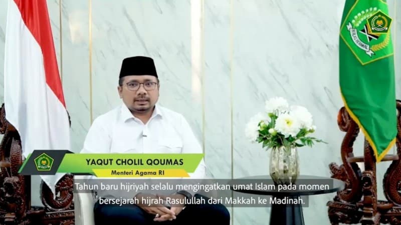 Menag Yaqut: Spirit Hijrah di Era Pandemi, Disiplin Prokes 5M+1D