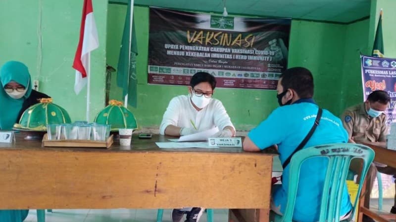 Wujudkan Kekebalan Kelompok, NU Bantaeng Sulsel Gelar Vaksinasi