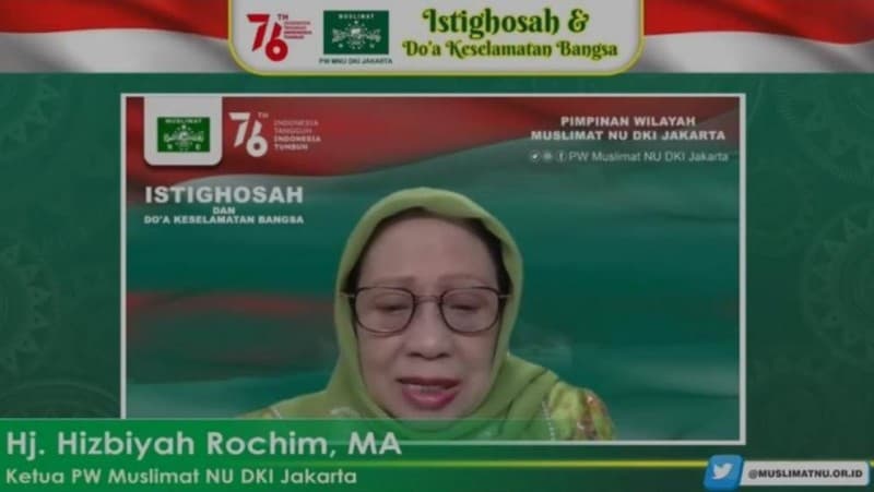 Spirit Muharram dan Kemerdekaan, Muslimat NU DKI Ajak Masyarakat Doakan Bangsa