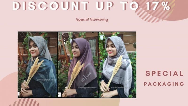 Jilbab Bermotif Sains Karya Mahasiswi IAIN Kudus Diluncurkan di HUT RI