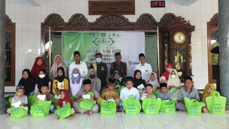 Santuni Anak Yatim, NU Care Grogolan Pati Gunakan 'Koin NU'