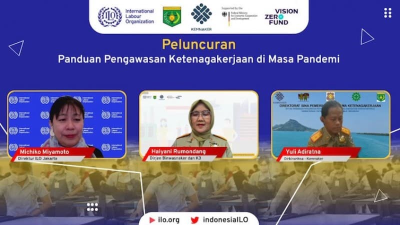 Kemanker-ILO Terbitkan Buku 'Panduan Pengawasan Ketenagakerjaan di Masa Pandemi'