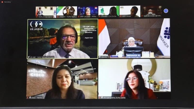 Menaker Harap Investasi Perusahaan Amerika Dapat Bantu Pemulihan Ekonomi