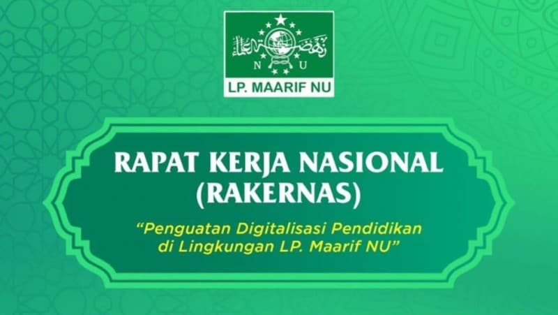 Gelar Rakernas, LP Ma'arif NU Bahas Penguatan Inovasi Pendidikan di Era Pandemi