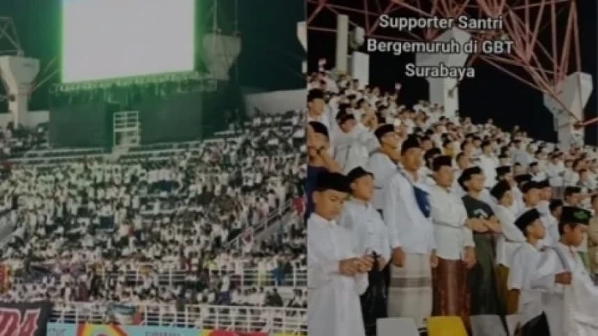 Yaalal Wathan Menggema pada Pertandingan Timnas Indonesia U-17 Lawan Ekuador