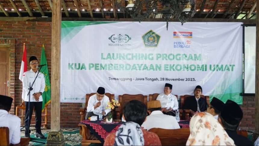 NU Care-LAZISNU dan Kemenag Luncurkan Program KUA Pemberdayaan Ekonomi Umat