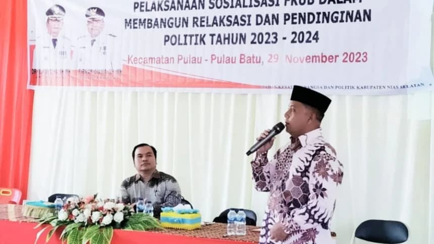 Kutip Gus Mus, Ketua PCNU Nias Selatan Jelaskan Pentingnya Moderasi Beragama 