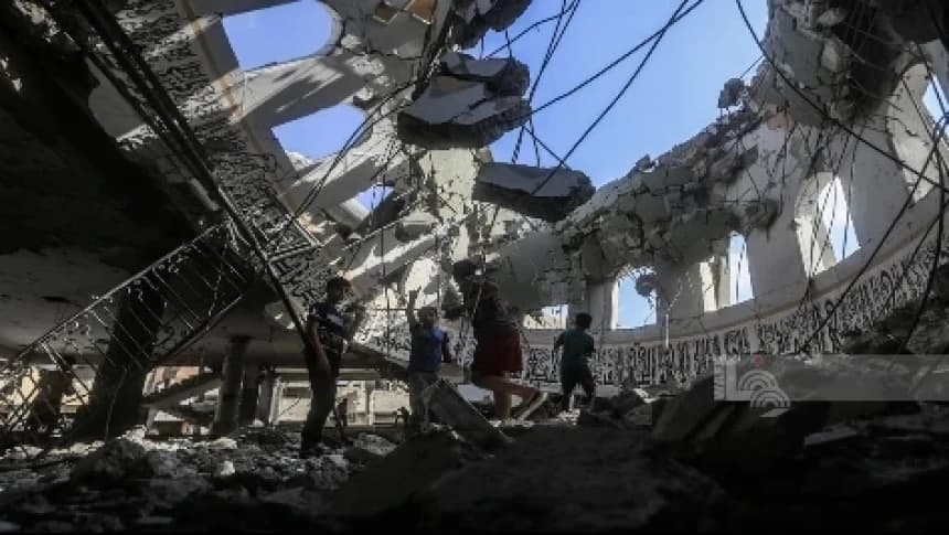 Israel Hancurkan Masjid Othman bin Qashqar yang Bersejarah di Gaza