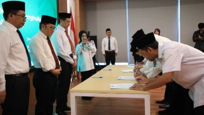 Penghulu Jadi Wajah Kemenag, Itjen Tingkatkan Profesionalisme dengan Pakta Integritas