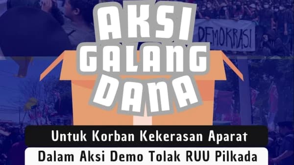 Gusdurian Galang Dana Bantu Demonstran Korban Kekerasan Aparat